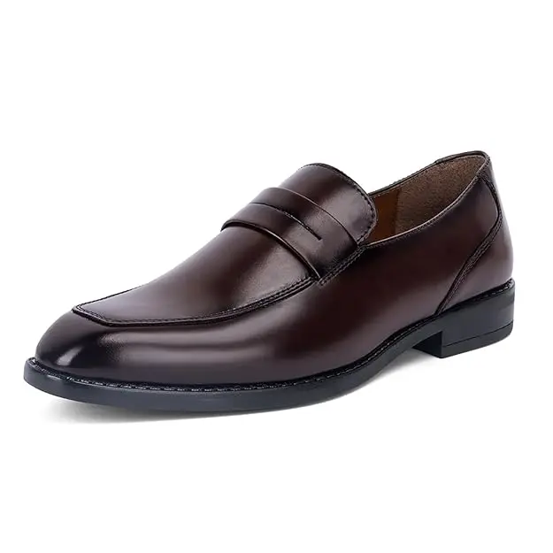 LOUIS STITCH Formal Shoe for Men Shoes |Breathable Lining, Moccasins Style | Comfortable for Formal, Business Casual, Parties (SX__MC)