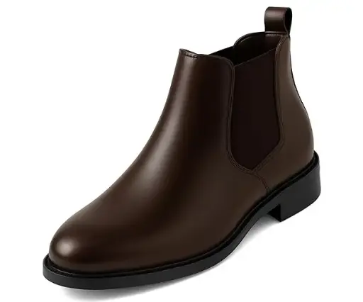 Kraasa Men's Slip On Fashion Chelsea Boots | High Tops, Soft Cushioned Insole, Comfortable Fit, Trendy, Stylish Boots