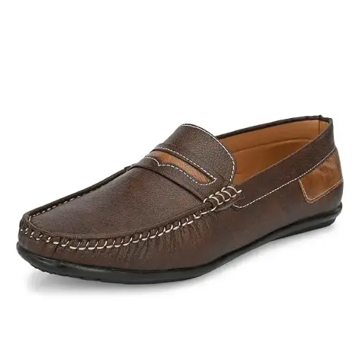 Centrino Loafer for Men | Stylish & Comfortable with Soft Cushioned Insole | Hand-Stitched Design for Trendy (9801)